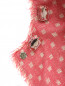 Жакет из хлопка с узором и декоративной отделкой Moschino Cheap&Chic  –  Деталь1