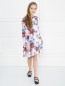 Платье с цветочным узором Simonetta  –  МодельОбщийВид