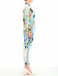 Комбинезон из шелка с цветочным узором Jean Paul Gaultier  –  Модель Верх-Низ2
