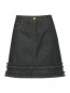 Джинсовая юбка с боковыми карманами Moschino Boutique  –  Общий вид