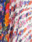 Шелковое платье-макси с цветочным узором Alberta Ferretti  –  Деталь