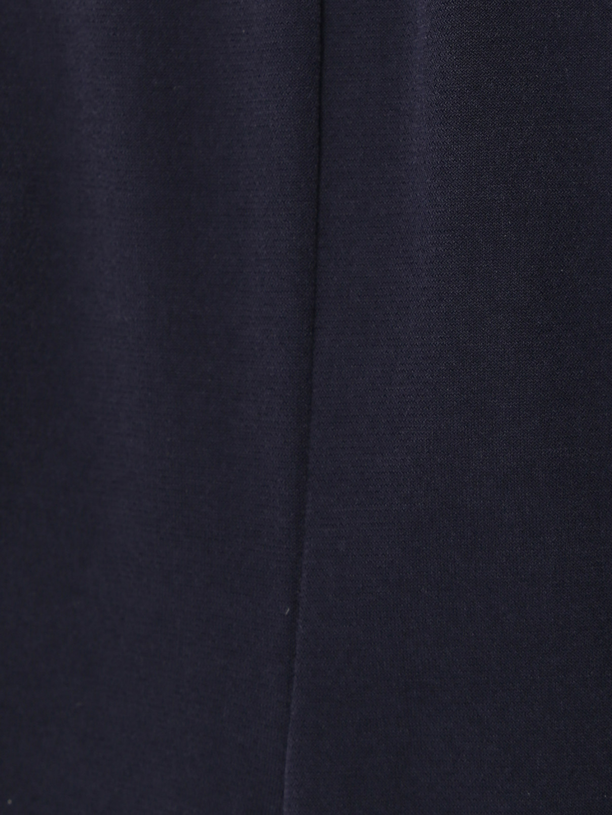 Трикотажные брюки на резинке с карманами Comma  –  Деталь1  – Цвет:  Синий