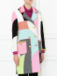 Пальто двубортное из смесового хлопка с декоративной отделкой Moschino Couture  –  Модель Верх-Низ