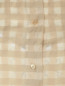 Платье из хлопка и шелка с узором "клетка" с кружевным подкладом Max Mara  –  Деталь1