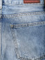 Укороченные джинсы с рваным эффектом Brian Dales  –  Деталь