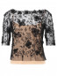 Блуза из сетки с вышивкой бисером Jenny Packham  –  Общий вид