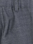 Укороченные брюки из смешанной шерсти с карманами Voyage by Marina Rinaldi  –  Деталь