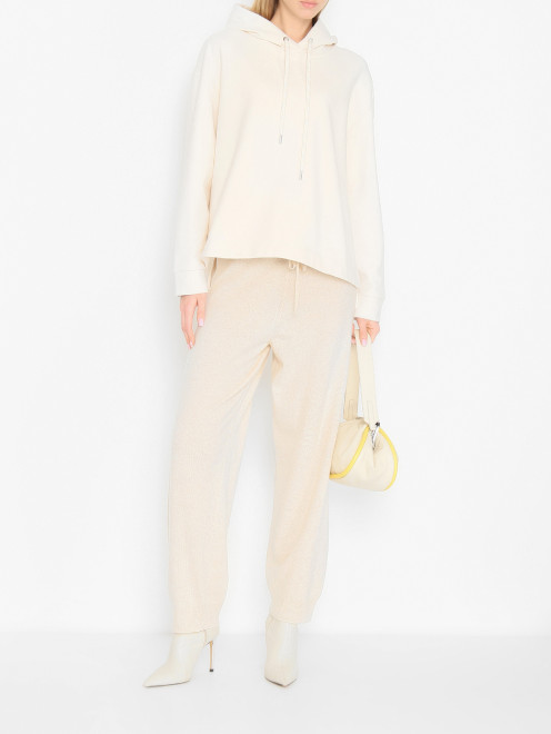 Трикотажные брюки из смесовой шерсти Weekend Max Mara - МодельОбщийВид