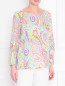 Блуза из вискозы с цветочным узором Weill  –  МодельВерхНиз