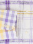 Рубашка из льна и хлопка с узором Etro  –  Деталь1