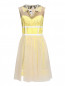 Платье из хлопка с узором Moschino  –  Общий вид