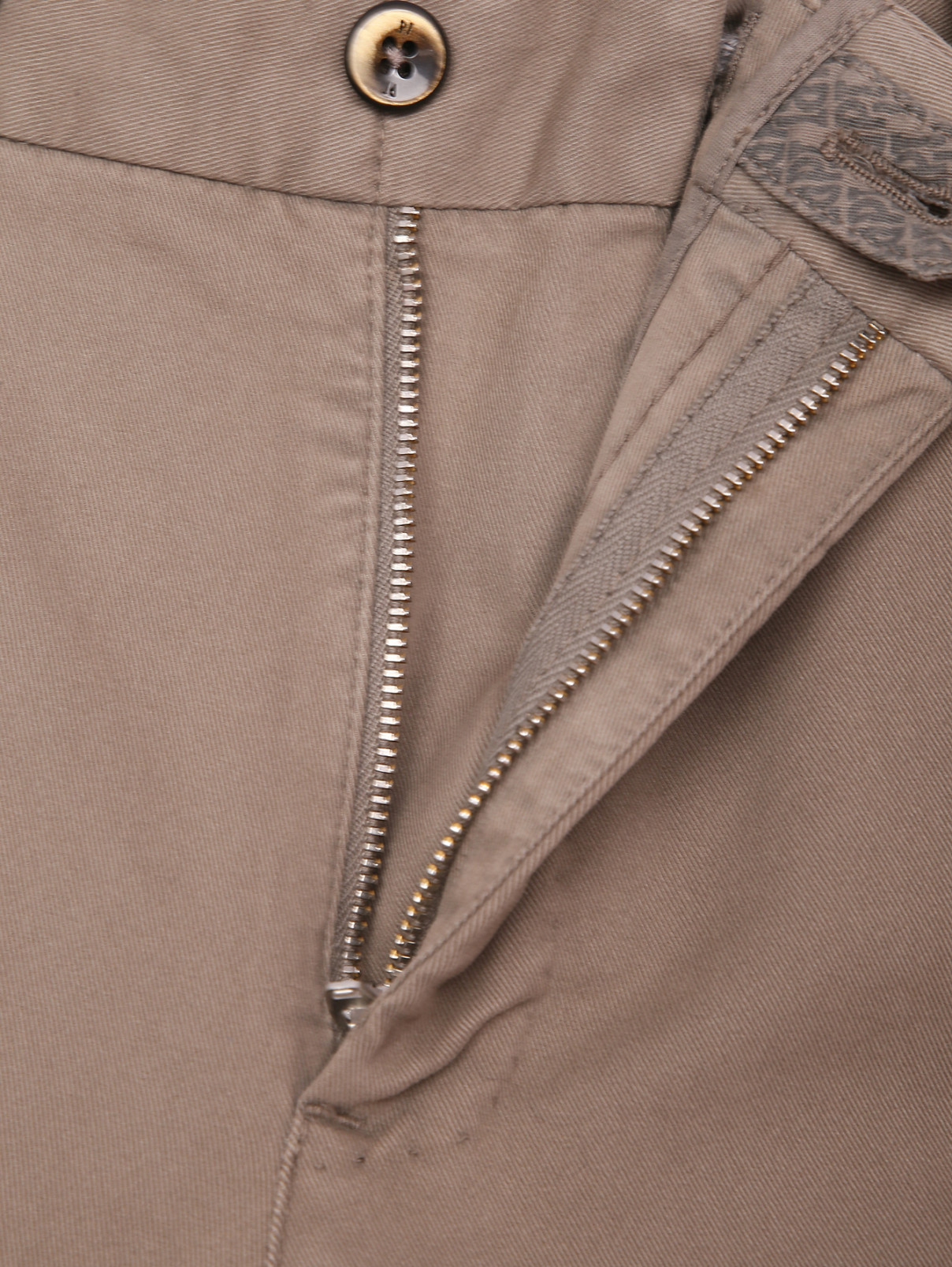Брюки прямого кроя с карманами PT Torino  –  Деталь1  – Цвет:  Бежевый