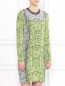 Платье-футляр с узором из смешанного хлопка Kenzo  –  Модель Верх-Низ