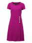 Платье-футляр из шерсти декорированное бусинами Moschino Boutique  –  Общий вид