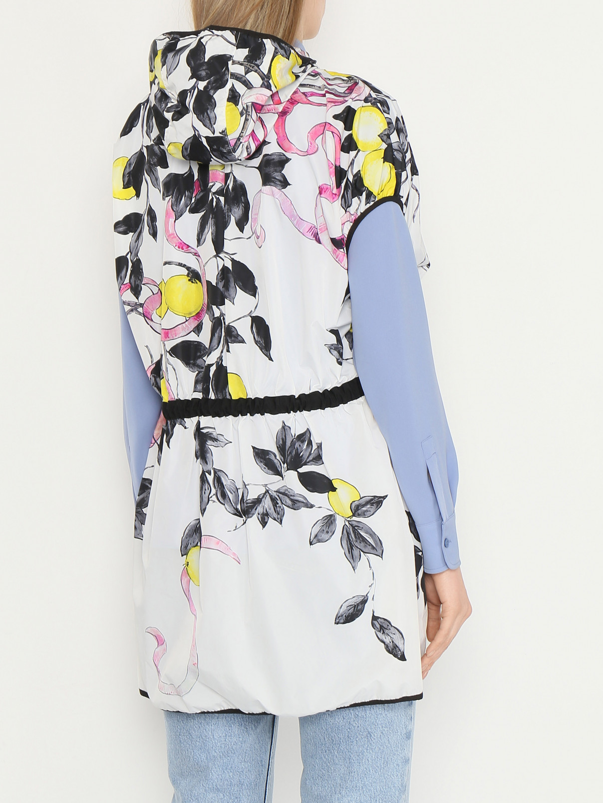 Жилет-дождевик из плащевой ткани Giambattista Valli  –  МодельВерхНиз2  – Цвет:  Белый