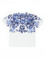 Хлопковая футболка с узором Dolce & Gabbana  –  Обтравка1