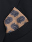 Карманный платок из шерсти с узором LARDINI  –  МодельОбщийВид
