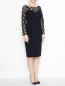 Платье-футляр с полупрозрачными рукавами Marina Rinaldi  –  МодельВерхНиз