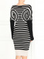 Платье из трикотажа с узором Jean Paul Gaultier  –  Модель Верх-Низ1