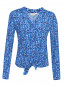 Блуза свободного кроя с узором Suncoo  –  Общий вид