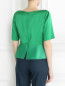 Блуза с баской из шелка Emporio Armani  –  Модель Верх-Низ