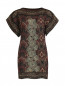 Удлиненный джемпер с узором и вышивкой Antonio Marras  –  Общий вид