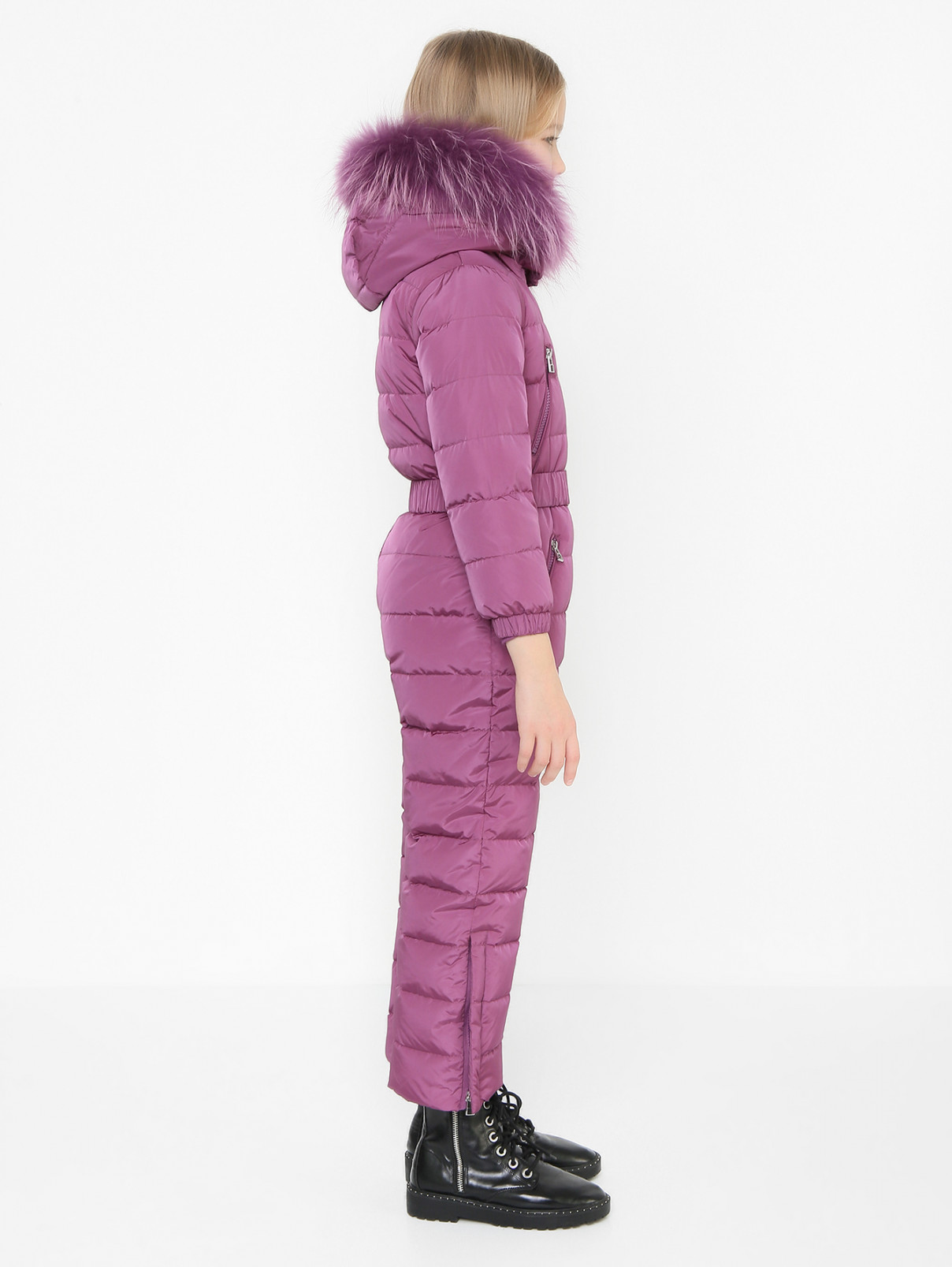 Утепленный комбинезон с капюшоном Freedomday  –  МодельВерхНиз2  – Цвет:  Фиолетовый