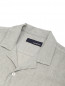 Рубашка из льна с короткими рукавами LARDINI  –  Деталь