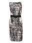 Платье из шелка с узором Max Mara  –  Общий вид