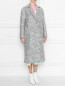 Пальто из кашемира и шерсти с покрытием Burberry  –  МодельВерхНиз