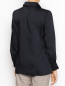 Однотонная блуза с накладными карманами Marina Rinaldi  –  МодельВерхНиз1