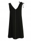 Платье прямого кроя, с контрастной строчкой Suncoo  –  Общий вид