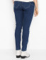Укороченные джинсы из смешанного хлопка Persona by Marina Rinaldi  –  МодельВерхНиз1