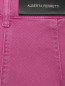 Джинсовые шорты свободного кроя с карманами Alberta Ferretti  –  Деталь1