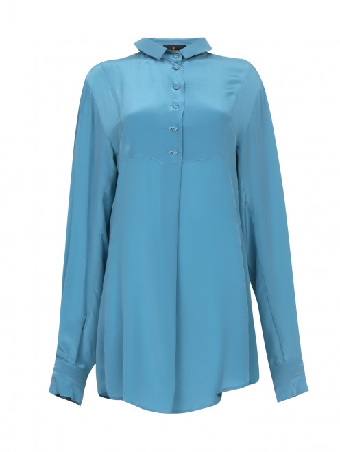 Удлиненная блуза из хлопка - Общий вид