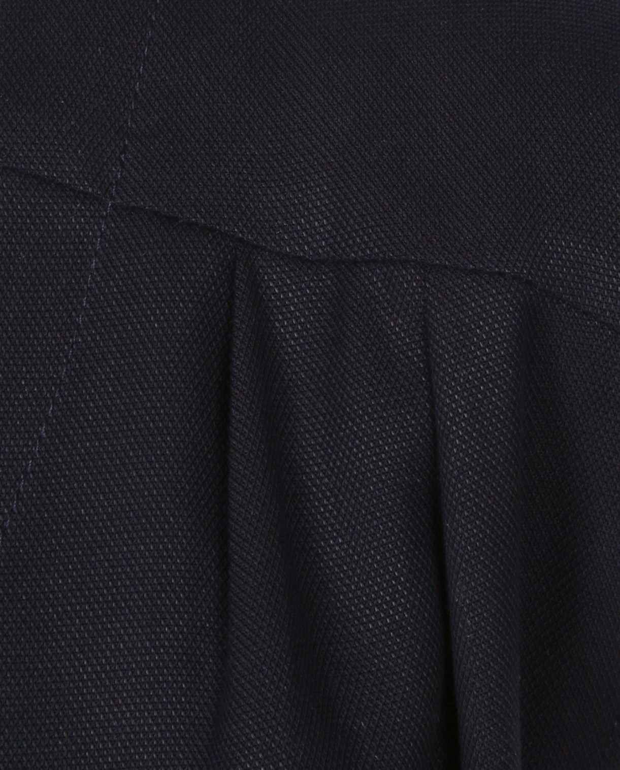 Платье-мини с V-образным вырезом MKT Studio  –  Деталь1  – Цвет:  Синий