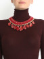 Ожерелье из текстиля с бирецитом Inga Kazumyan  –  Модель Общий вид1
