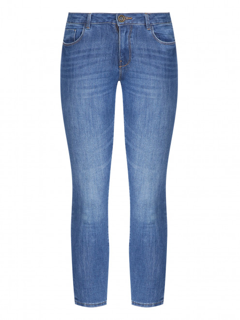 Укороченные джинсы из смешанного хлопка - Общий вид
