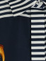 Блуза из шелка свободного кроя с узором "полоска" P.A.R.O.S.H.  –  Деталь
