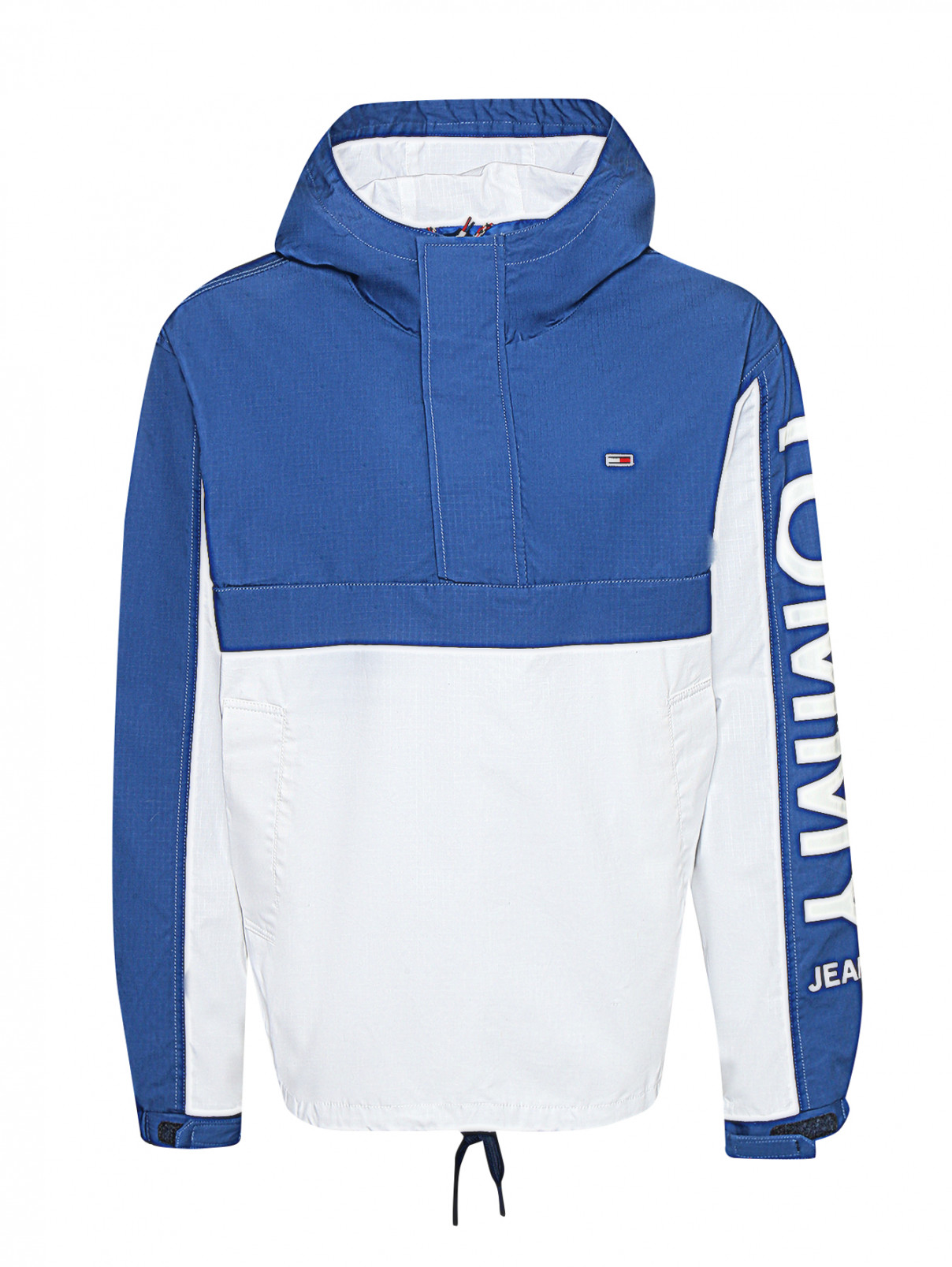 Куртка на молнии с капюшоном Tommy Jeans  –  Общий вид  – Цвет:  Мультиколор