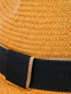 Шляпа соломенная с контрастной вставкой Paul Smith  –  Деталь