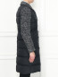 Двубортное пальто с узором Karl Lagerfeld  –  МодельВерхНиз2