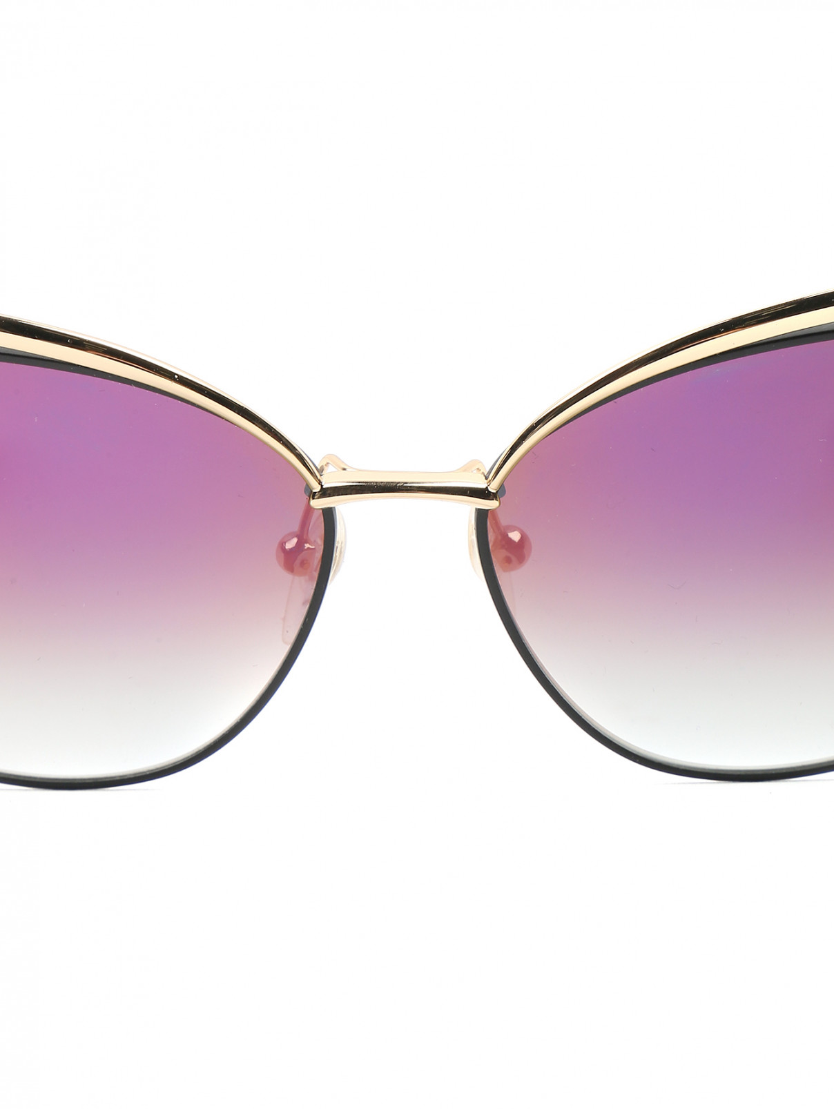 Cолнцезащитные очки в металлической оправе Dita  –  Деталь1  – Цвет:  Золотой