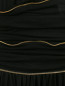 Платье-макси с драпировкой и металлической фурнитурой Versace Collection  –  Деталь