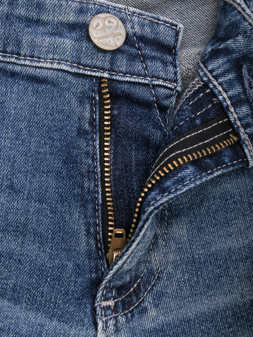 Укороченные джинсы из смешанного хлопка - Деталь1
