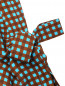 Блуза с узором и завязками на рукавах Persona by Marina Rinaldi  –  Деталь1