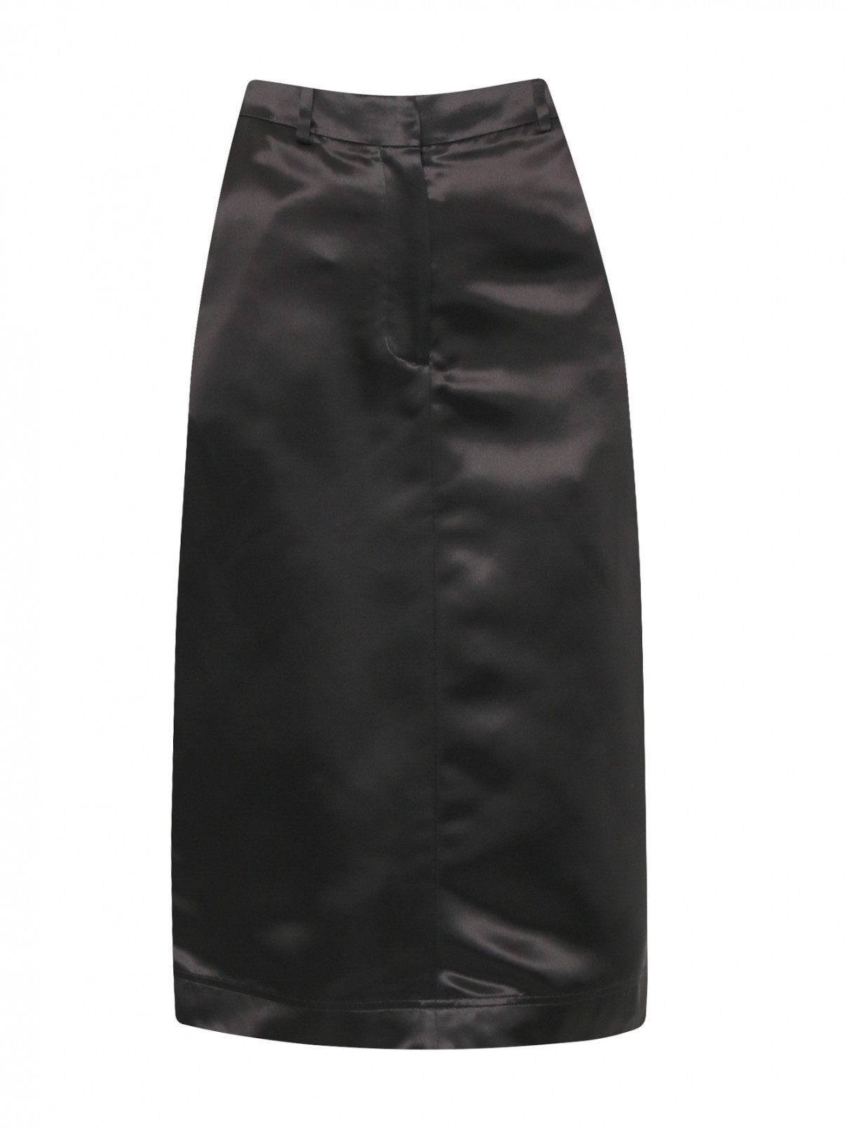 Юбка-миди с карманами Calvin Klein 205W39NYC  –  Общий вид  – Цвет:  Черный