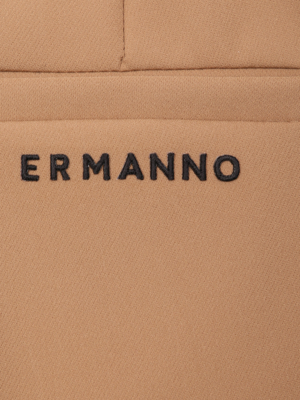 Укороченные брюки с лампасами Ermanno Firenze  –  Деталь  – Цвет:  Бежевый