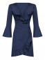 Платье-мини из хлопка с v-образным вырезом Etro  –  Общий вид