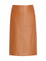 Юбка-карандаш из кожи Sportmax  –  Общий вид